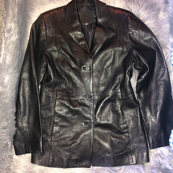 Coach Y2K Leather Blazer - Picture 1 of 7